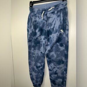 Abercrombie & Fitch Blue Tie-Dye Kids Joggers